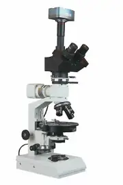 Professional Trinocular Polarizing Ore Incident Light Microscope w 5Mp Camera
