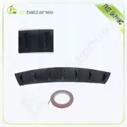 33" Black Rear Bumper Lip Diffuser Shark Fin Spoiler universal