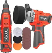 TOPEX 12V Cordless Power Tool Kit Polisher Rotary Tool