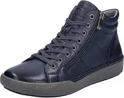 [Josef Seibel] Women's High Claire 11 Trainers, Lady Sneaker, Width G (Normal), Removable Insole, Blue, 12