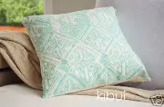 Aqua Aztec Cushion Cover Throw Pillow Case Home Decor 100% Cotton 45cm Kibui