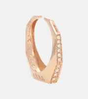 [Eera] Eéra Sabrina 18kt rose gold ear cuff with white diamonds One Size gold