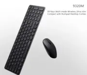 RAPOO 9320M Bluetooth 4.0 5.0 + 2.4G Wireless Multi mode Keyboard Mouse Combo