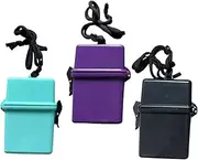 TEHAUX Portable Cigarette Case Containers Plastic Waterproof Box Keychain for On-The-Go