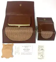 Prince Gardner TriFold Clutch Wallet w Checkbook Key Holder Leather NEW