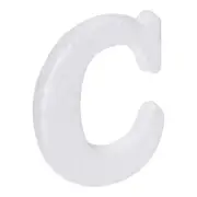 Foam Letters C Letter EPS White Polystyrene Letter Foam 100mm/4 Inch