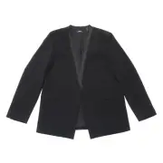 NWT Theory Clean Tux Jacket in Black Admiral Crepe Blazer 10