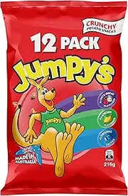 Jumpy's Chips Variety Multipack Assortment, 6 x 216g