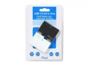 SD Card Reader 7-in-1, 3-Port USB 3.0 Hub with 4 Memory Card Reader Windows/Mac