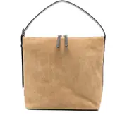 [A.p.c.] A. p.c. Zip-top Shoulder Bag ONE SIZE NEUTRALS/BLACK