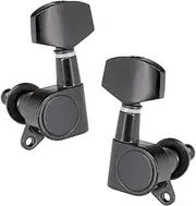 Labymos 6pcs Sealed Guitar String Pegs Locking Tuners 3L3R Tuning Pegs String Tuners Electric Acoustic Guitar Tuner Machine Heads Knobs 3 Left 3 Right