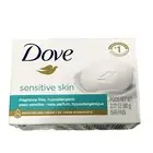 Dove Beauty Moisturizing Cream Bar Soap for Sensitive Skin Unscented - 3.15 Oz