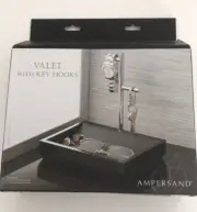 BED BATH& BEYOND VALLET WITH KEY HOOKS NEW