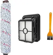 Hepa Filter Filters Roll Brush Roller Brush Accessories Spare Parts, Compatible for Bissell Crosswave 1868 1785 Series 17132 Robot Vacuum Cleaner Replacement(Set b)