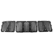 3PCS NEW HONEYCOMB MESH GRILLE GRILL INSERT BLACK FOR 14-16 JEEP GRAND CHEROKEE (for: Jeep)