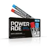 Powerade Sports FREEZER ICE POPS 16 Bars Refreshing With Electrolytes 2024
