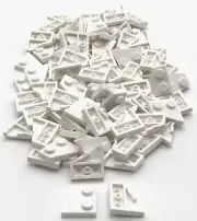 Lego New 100 White Wedge Plates 2 x 2 Stud Left Pieces