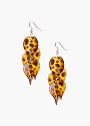 [Taking Shape] Taking Shape Animal Petal Earrings in Animal - Women's Accessories Animal