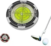 Golf Green Slope Reader, Golf Ball Marker,High Precision Golf Putting Green Reader, Golf Putting Level Bubble, Golf Level Marker, Level Golf Accessories, Golf Putting aid for Indoor Outdoor