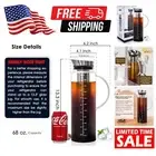 Airtight 68oz Cold Brew Coffee Infuser with Reusable Filter - Modern Design