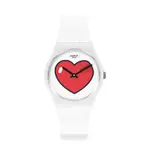 SWATCH GENT 原創系列手錶 LOVE O CLOCK 情人節限定錶(34MM)