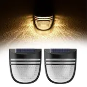 Solar Fence Lights Outdoor Wall Lights for Garden Fence Patio