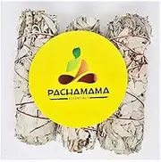 Pachamama Essentials Organic California White Sage Smudge Bundles Sticks 4"-5" (12) Premium