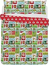 The Grinch Christmas Duvet Quilt Cover - Dr. Seus Quilt Cover Single Or Double Bed Set Bedding with Pillowcases - Microfibre Soft Easy Care Bed Linen - Xmas Gift (Double (200 x 200cm))