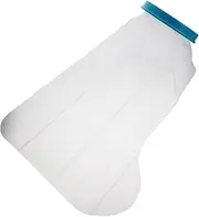 FOMIYES 1pc Waterproof Case Leg Cast Shower Protector Shower Leg Protector Reusable Leg Covers Cast Protector Leg Full Leg Protection Injured Leg Protector Foot Bath Cover White Pp