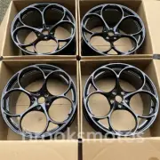 FOR JAGUAR F-PACE S SVR 22" GLOSS BLACK FORGED WHEELS RIMS 22X9 22X10