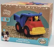 New In Box Disney Mickey Mouse Blue and Red Dump Truck by Green Toys Disney Baby