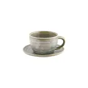 6x Moda Chic Coffee Cup 200mL & Saucer 145mm Porcelain Cappuccino Cafe Crockery