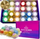 24pcs Bath Bombs Gift Set Organic Natural Spa Fizzies Relaxing Bubble Bath
