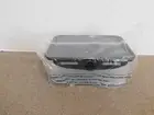 Lock & Lock Rectangle Storage Container 1.5 Quart Black Sparkle Lid NEW