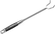 TIDTALEO Meat Hook with Textured Handle Practical BBQ Flipper Turner for Effortless Cooking and Safe Handling of Pork Beef and More