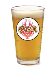 Aerosmith - Skull - Rock and Roll - 16oz Pint Beer Glass Pub Barware Tea Seltzer