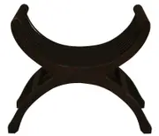 Maeve Solid Mahogany Single Seater Stool (Chocolate)