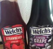 2 Welch’s Concord 1 Strawberry Spread & 1 Grape Jelly 18.2 Oz