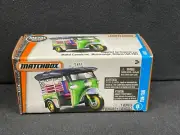 MATCHBOX MBX SEALED BOX POWER GRAB 2017 6/125 TUK-TUK TAXI CAB GREEN