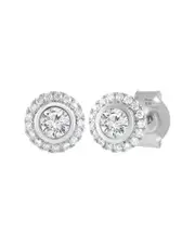 9K 0.41 ct. tw. Lab Grown Diamond Earrings