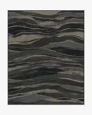 245' x 305' | Machine Washable Runner Rug | Kid & Pet Friendly | Indoor Rug | Architectural Digest Maren Stone Blue Tufted Rug | Ruggable