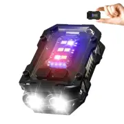 Mini Keychain Flashlight with Clip, LED Magnetic EDC Key Chain Light for Mech...