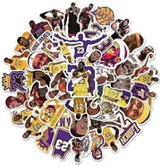 Basketball Star Stickers James Sticker Small Decals |50 Pcs| for Hydro Flasks Laptop Phone Case Computer Water Bottle