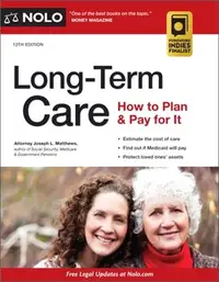 在飛比找三民網路書店優惠-Long-Term Care ― How to Plan &