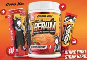 Nexus PER4M Cobra Kai Pre Workout + Super Protein RTD + Hydration Vitamin C & Creatine Combo