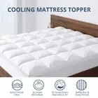 Pillowtop Matress Mattress Topper Memory Protector Pad Cover underlay Queen Bed