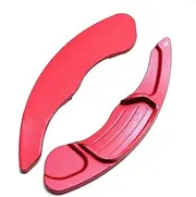 Car Steering Wheel Shift Paddles for F&ord Fusion Mondeo Edge Taurus Lincoln MKC MKX MKZ MKS MKT Aluminum Car Steering Wheel Shift Paddle Extension Shifter HTEOPOEKFR(Red)