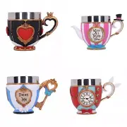 Alice In Wonderland Pinky’s Up Cup - Hatter - Rabbit - Queen of Hearts