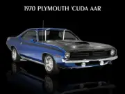 1970 Plymouth 'Cuda, Barracuda AAR Metal Sign: 12x16" & Ships Free