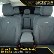 Toyota Hilux 8th Gen (Cloth Seats) SR & SR5 XP7 Heavy Duty Canvas Bundle (Made to Order)